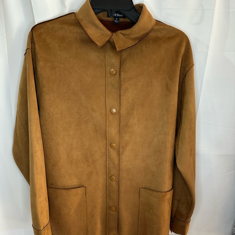 Well Worn Tan Utility Jacket for Women